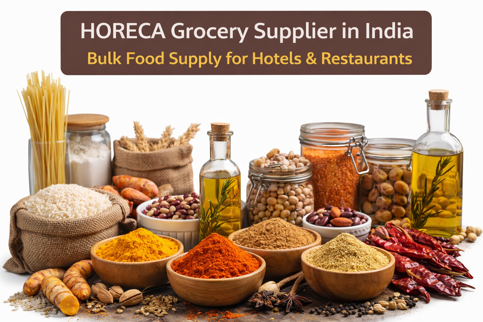 HORECA Grocery Supplier in India: Bulk Food Supply for Hotels & Restaurants
